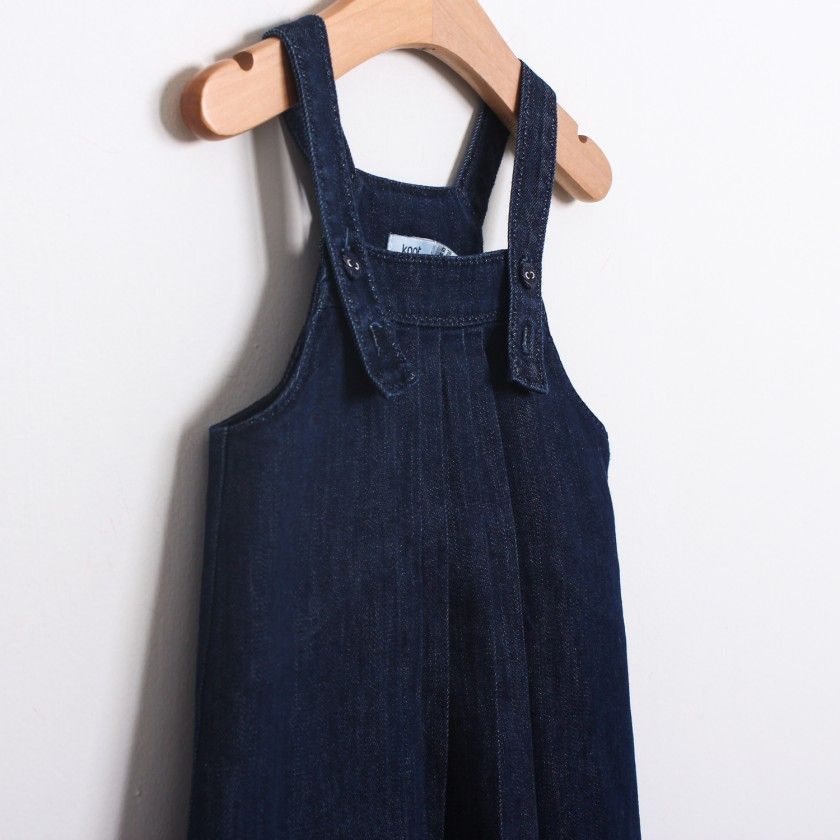 Dalia denim baby pinafore dress