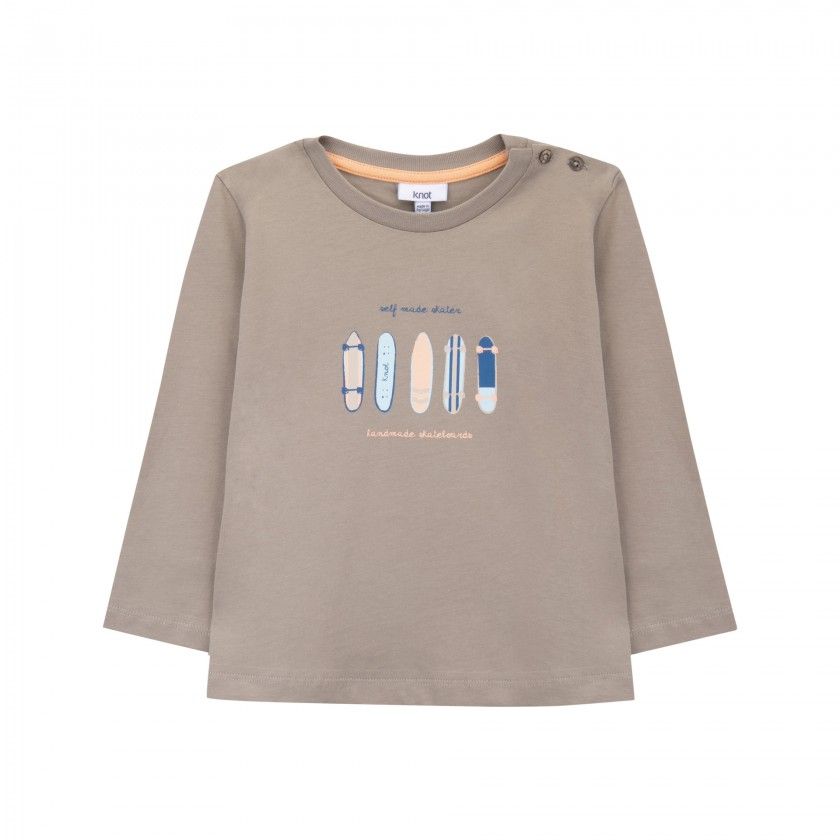 Boy long sleeve t-shirt cotton Skates