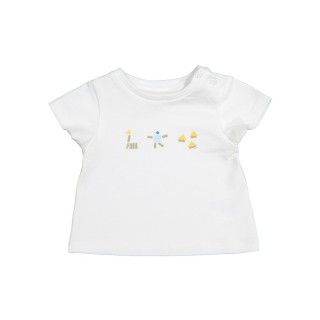 T-shirt manga curta beb Geometrics