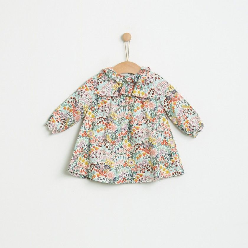 Liberty cotton baby dress