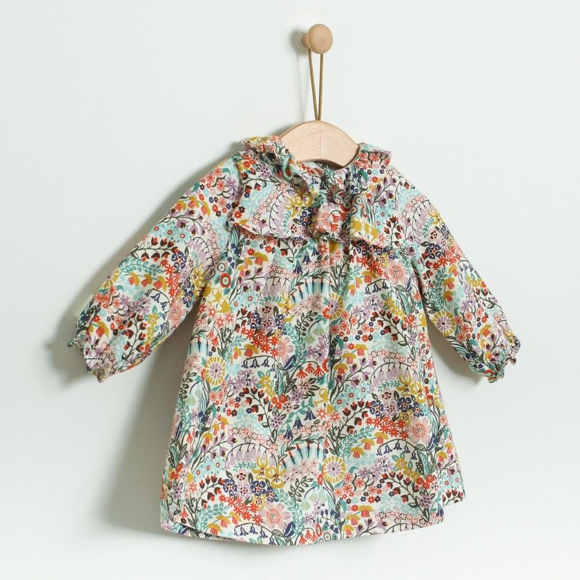 Liberty cotton baby dress