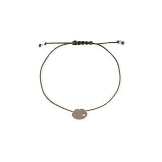 Lips cord bracelet
