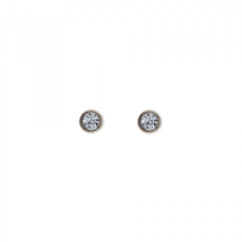 Bright brass earrings
