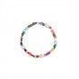 Bracelet with colored beads