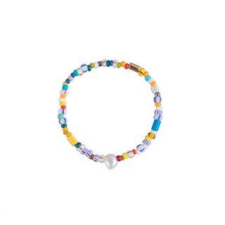Bracelet with colored beads