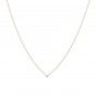 Shiny silver necklace