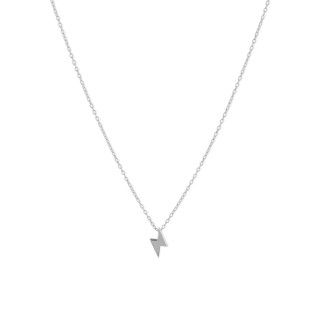 Silver ray necklace
