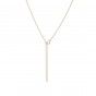 Shiny silver necklace