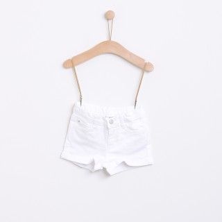 Chessy twill shorts for girls