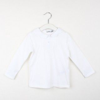 Girl polo cotton Flor Girl polo cotton Flor