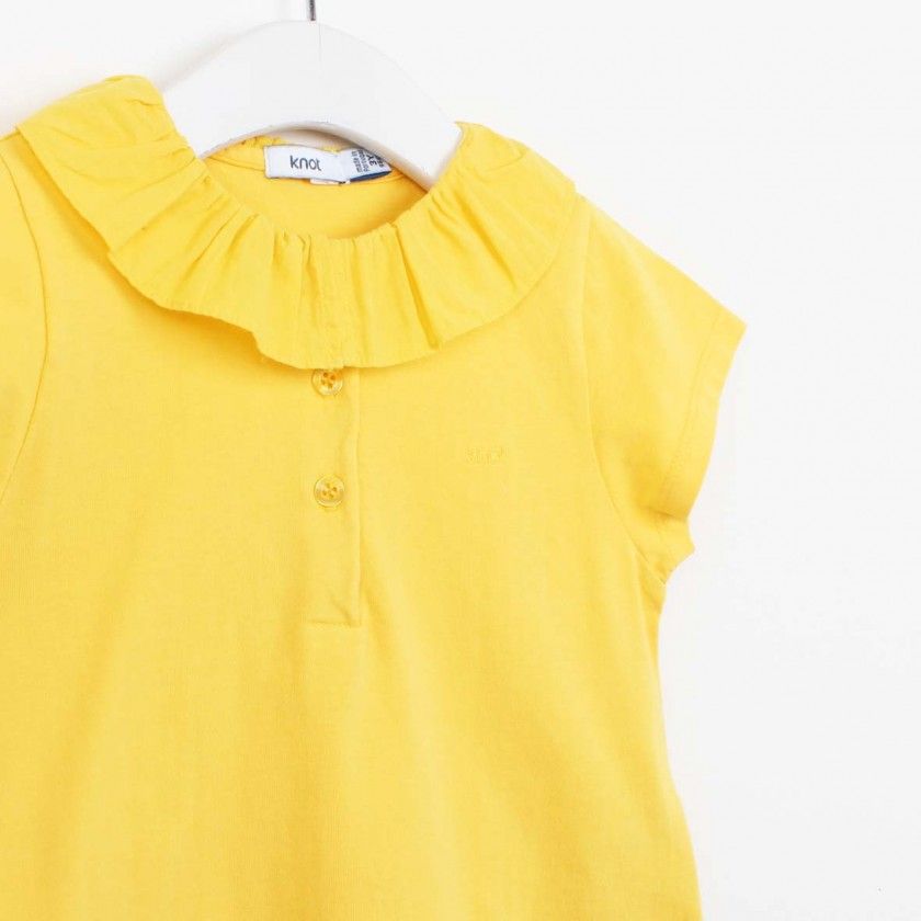 Ambar cotton baby polo shirt for girls