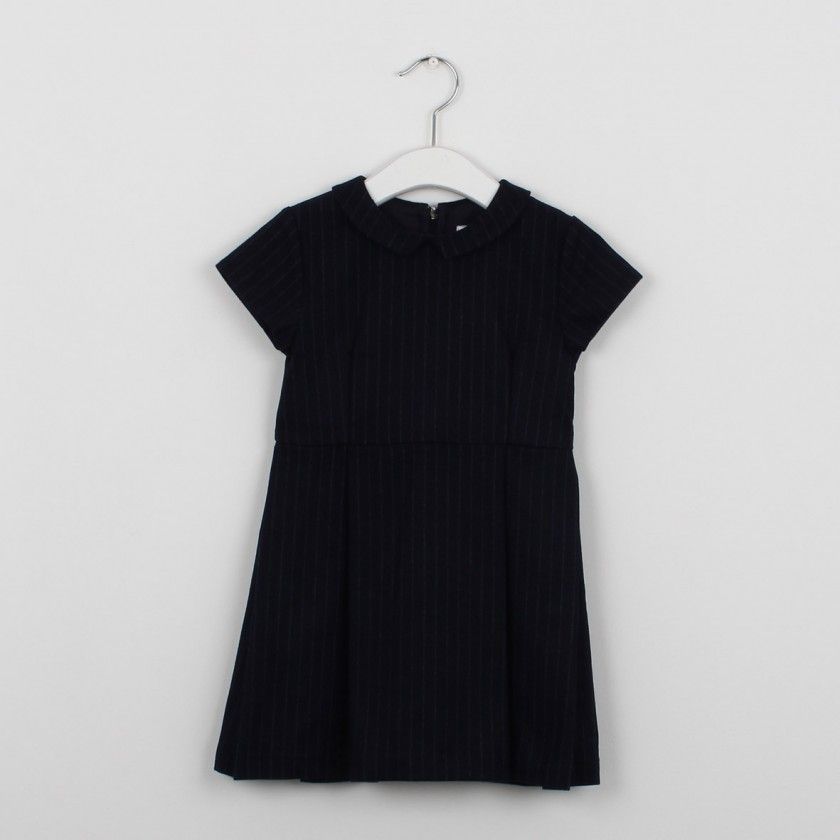 Vestido de beb Risca de Giz