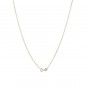Silver dog paw necklace