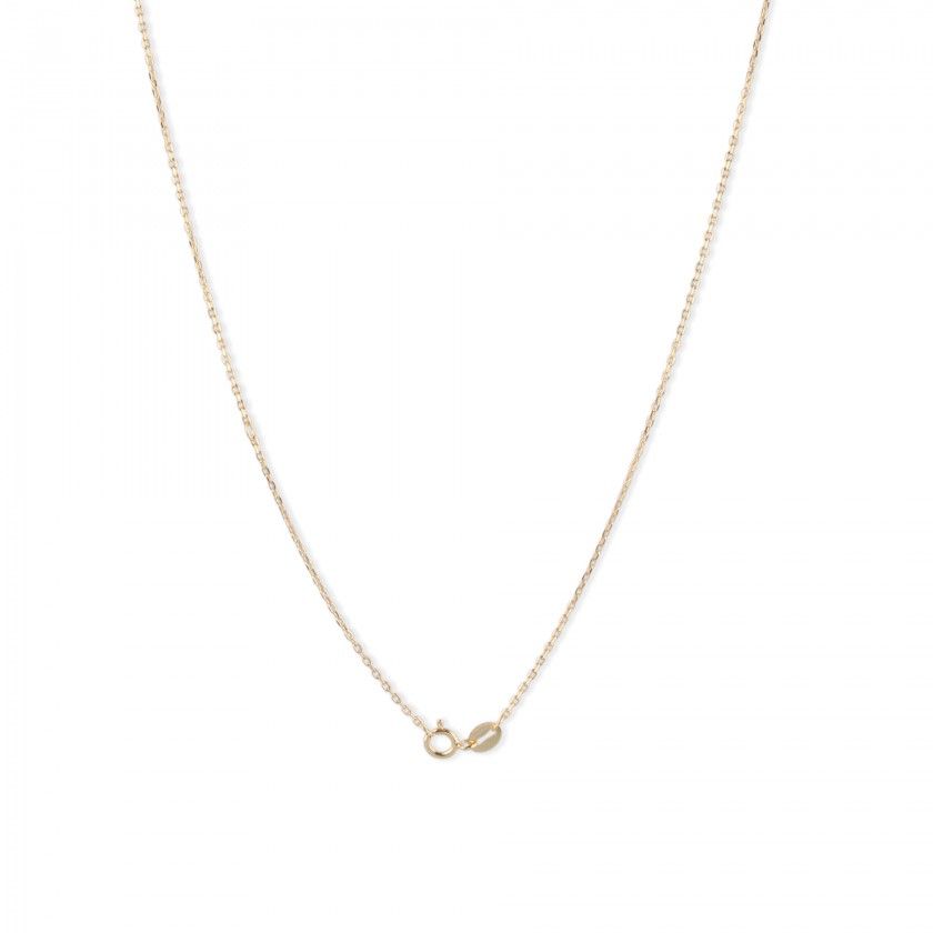 Silver dog paw necklace