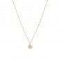 Silver dog paw necklace