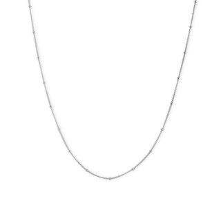 Silver polka dot necklace