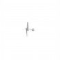 Silver earring ray