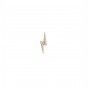 Silver earring ray