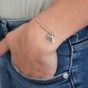 Pulseira missangas e pompom