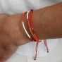Pulseira missangas coloridas