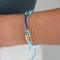 Pulseira missangas coloridas