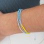 Pulseira missangas coloridas