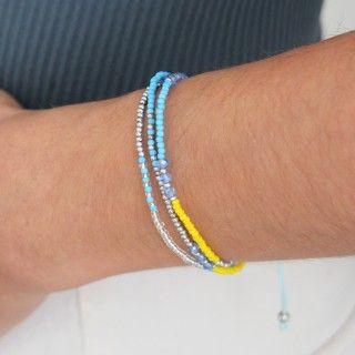Colorful beads bracelet