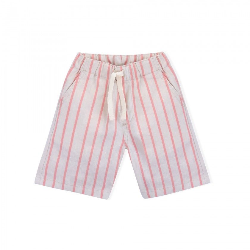Tangran linen shorts