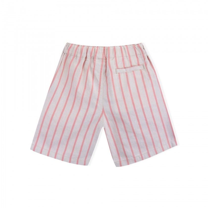 Tangran linen shorts