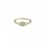 Silver shiny star ring