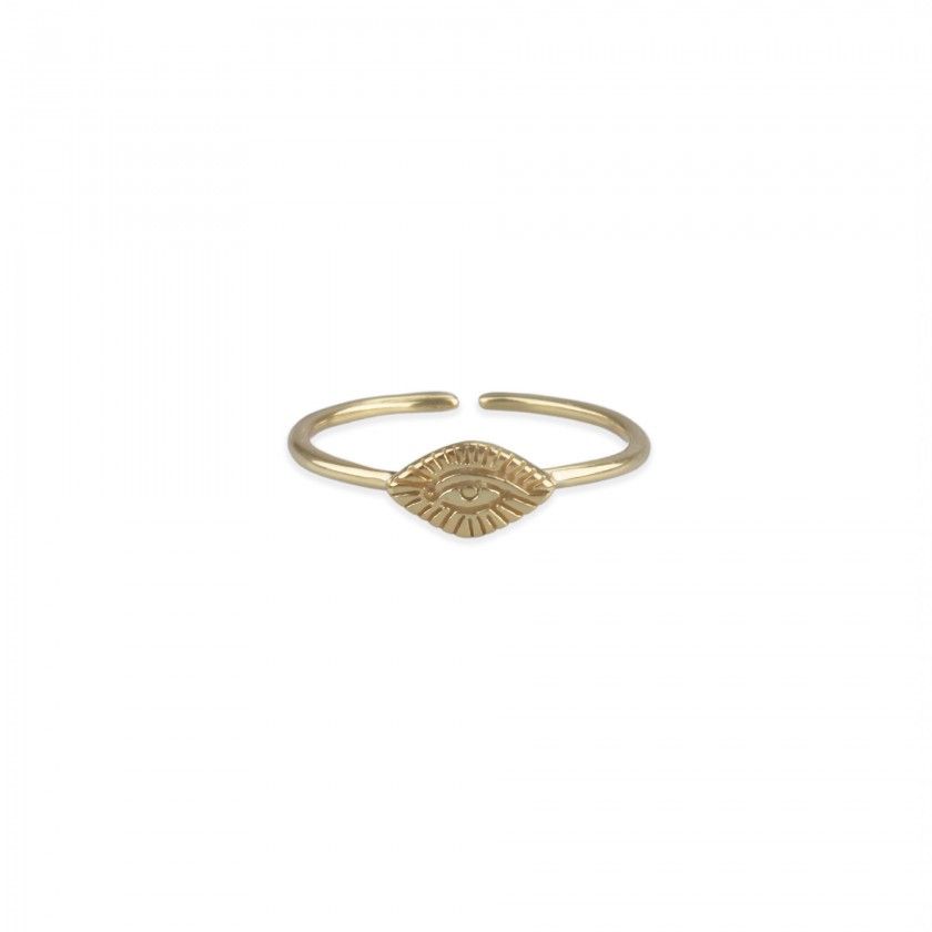 Silver Turkish Eye Ring