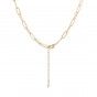 Silver necklace links