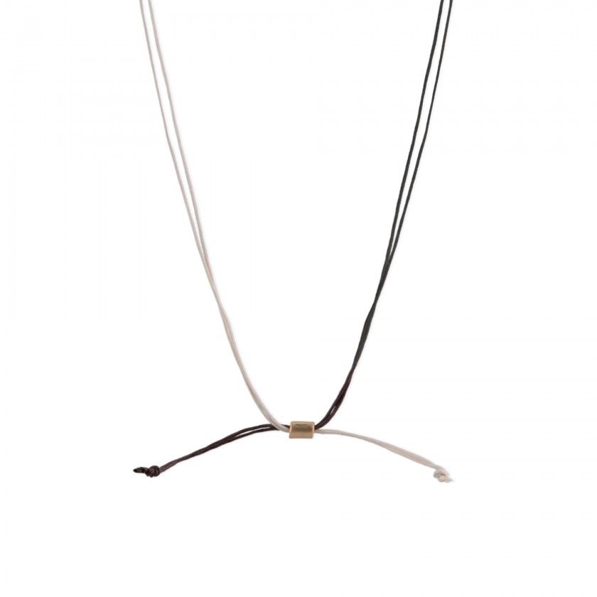 Waxed necklace Geometry