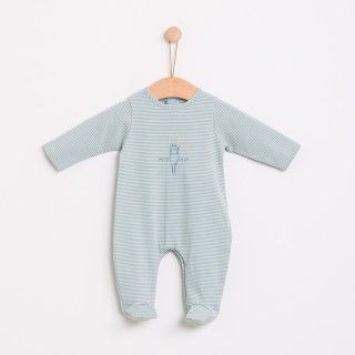 Pequena Coroa knitted babygrow for boys