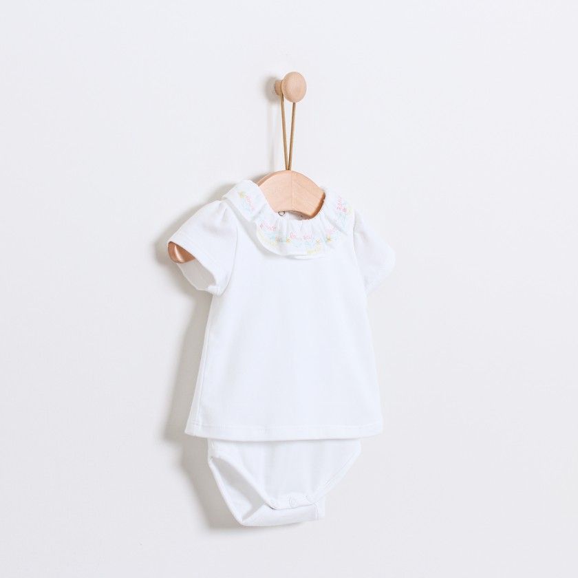Body t-shirt manga curta beb Bird