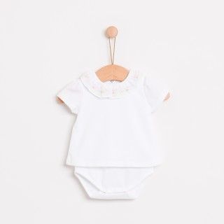 Body t-shirt manga curta beb Bird