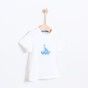 T-shirt de beb Barco para menino, em algodo