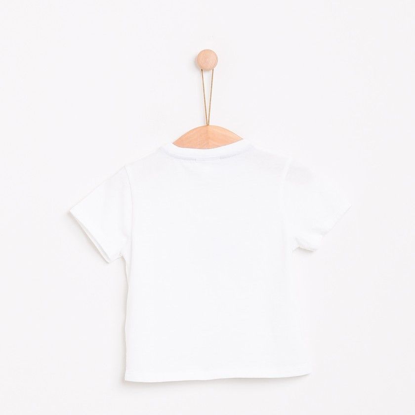 T-shirt de beb Barco para menino, em algodo