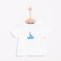 T-shirt de beb Barco para menino, em algodo
