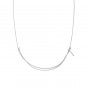 Waxed necklace Shades of Ocean