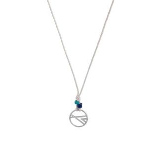 Waxed necklace Shades of Ocean