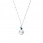 Waxed necklace Shades of Ocean