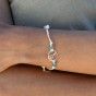 Waxed bracelet Shades of Ocean