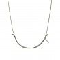 Waxed necklace Shades of Ocean