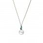 Waxed necklace Shades of Ocean
