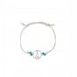 Waxed bracelet Shades of Ocean