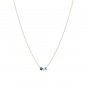 Shades of Ocean silver necklace
