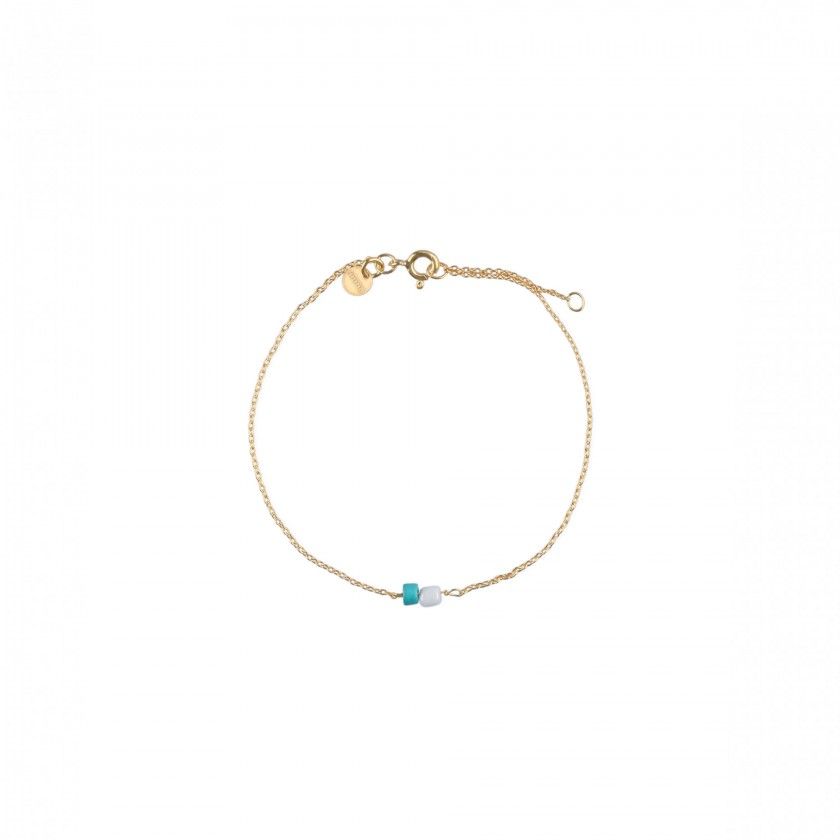 Shades of Ocean silver bracelet