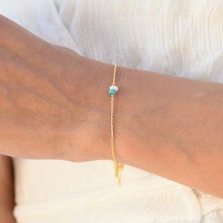 Shades of Ocean silver bracelet