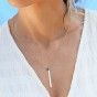 Shades of Ocean silver necklace